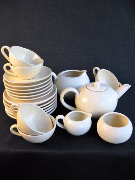 offwhite tea set
