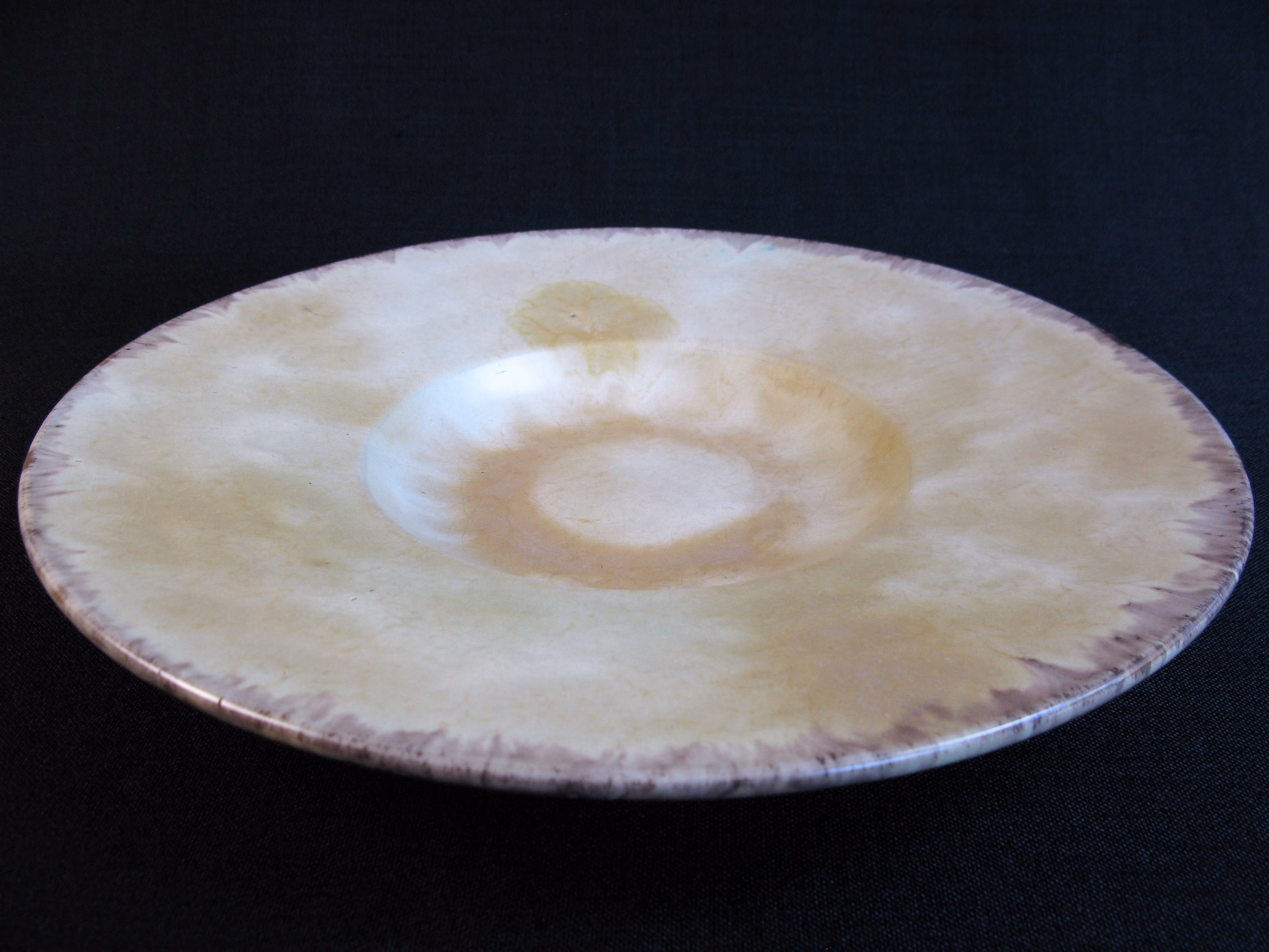 yellowish/brown plate 2425 sold