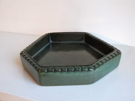 green ashtray 6028