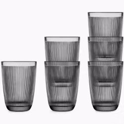 Hadeland Siri Glass sett 6pk Grå