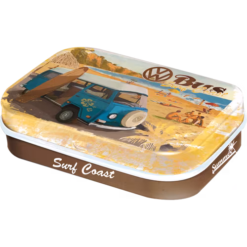 Plåtask med mintpastiller VW Buss folkvagn Retro