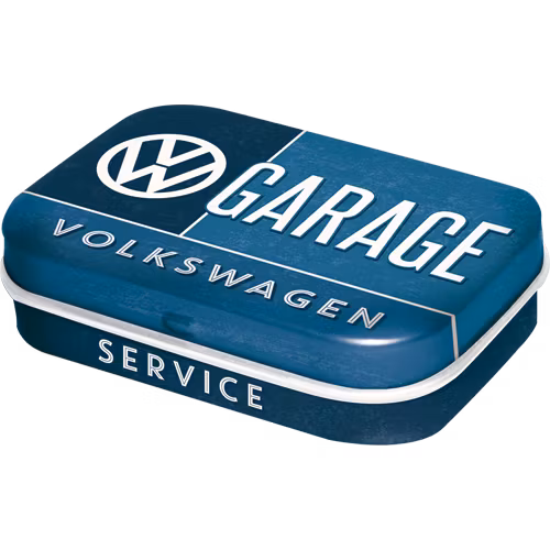 Plåtask med mintpastiller VW folkvagn GARAGE