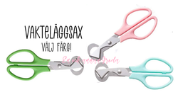 Sax till vaktelägg blå/rosa/grön