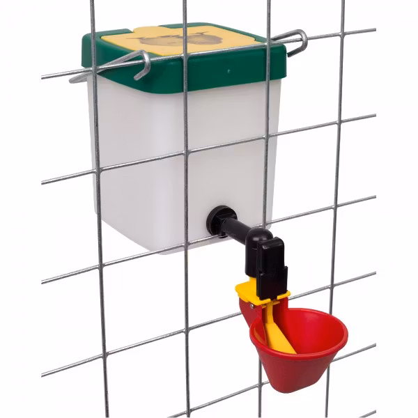 Röd/grön vattenKOPP med 1/2 liters TANK