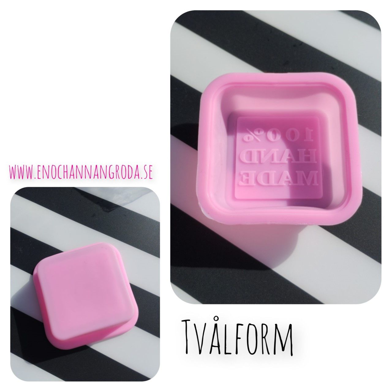 Silikonform 100% handmade för TVÅL till egen tillverkning