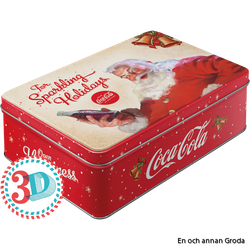 Rea! Coca Cola The sparkling Holidays BURK METALL TOMTE JUL X-MAS