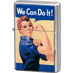 We Can Do It! TÄNDARE Feminist (bensin)