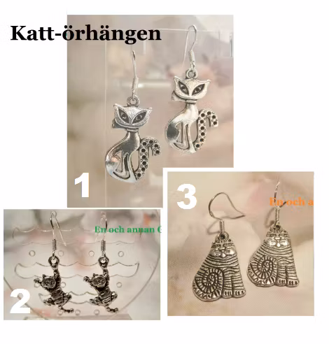 Katt ÖRHÄNGEN