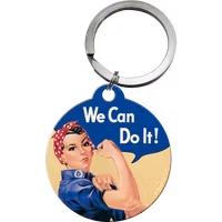 Rea! NYCKELRiNG We Can Do It! FEMINIST