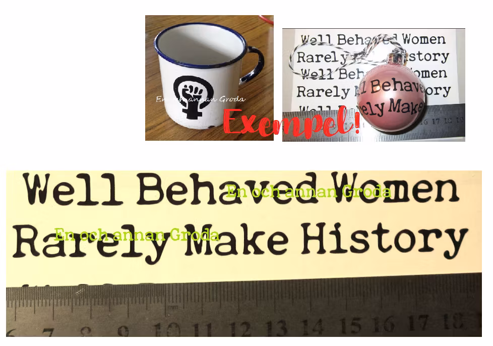 well behaved woman rearly make history DEKAL - (FEMINIST)