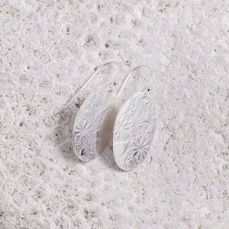 Elipser, örhängen i silver