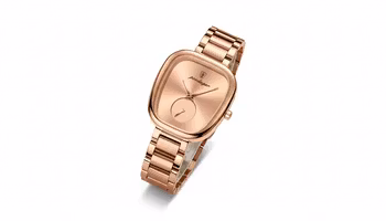 Guld klocka dam Lyxig