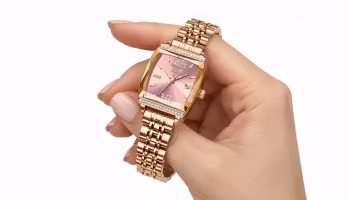 Guld Klocka Dam – Diamond Luxe