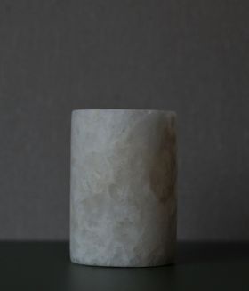 Ljuslykta alabaster 11 cm