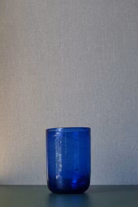Dricksglas kobolt