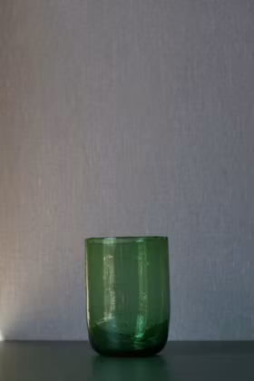 Dricksglas grön