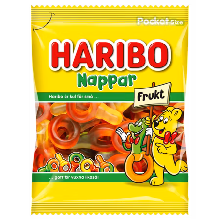 Haribo Nappar Fruit 80g