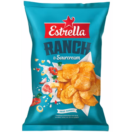 ESTRELLA Ranch & Sourcream 175g