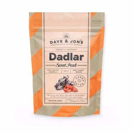 Dave & Jon´s Dadlar Sweet Peach 125 g