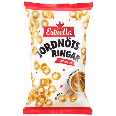 ESTRELLA Jordnötsringar 175g