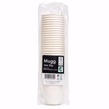 Engångsmuggar 50 st x 24cl