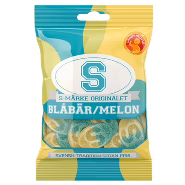 S-Märke Blåbär/Melon 80g