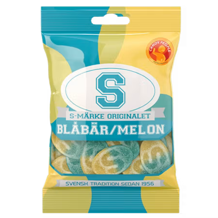 S-Märke Blåbär/Melon 80g