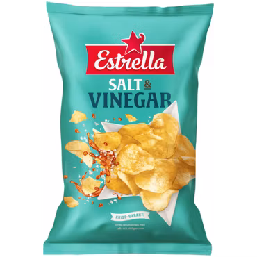 Estrella Salt & Vinägerchips 175 G