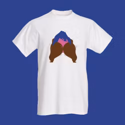 Utförsäljning: Twerk, vit t-shirt (ord. 299 kr)