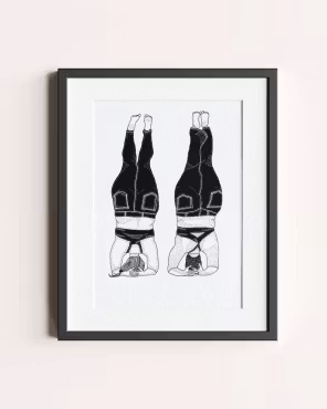 Utförsäljning: Yoga headstand (en kvar)