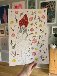Originalmålning: Maria
