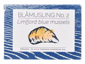 Lättrökta Blåmusslor nr 2 i Kallpressad Rapsolja (2st)