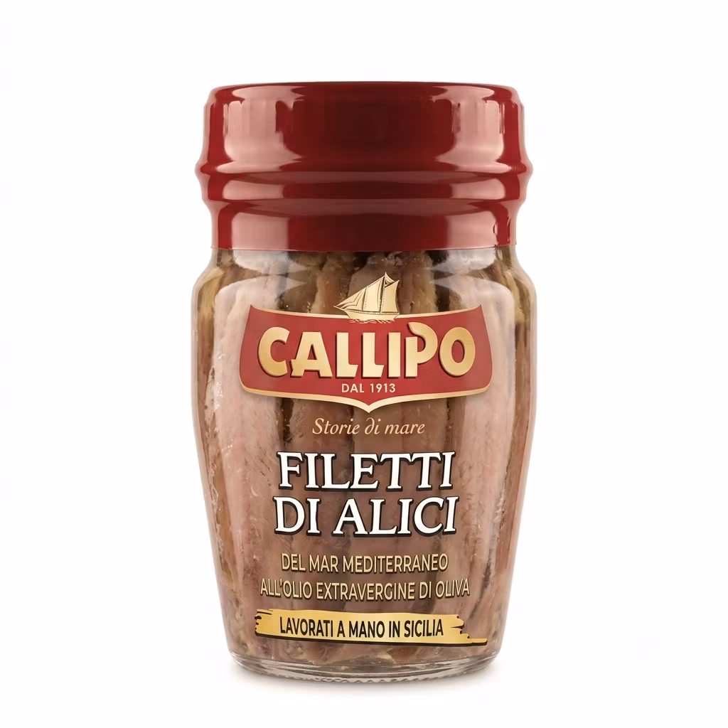 1 st för 85 kr - Sardellfiléer i extra jungfruolivolja, 75 g – Callipo