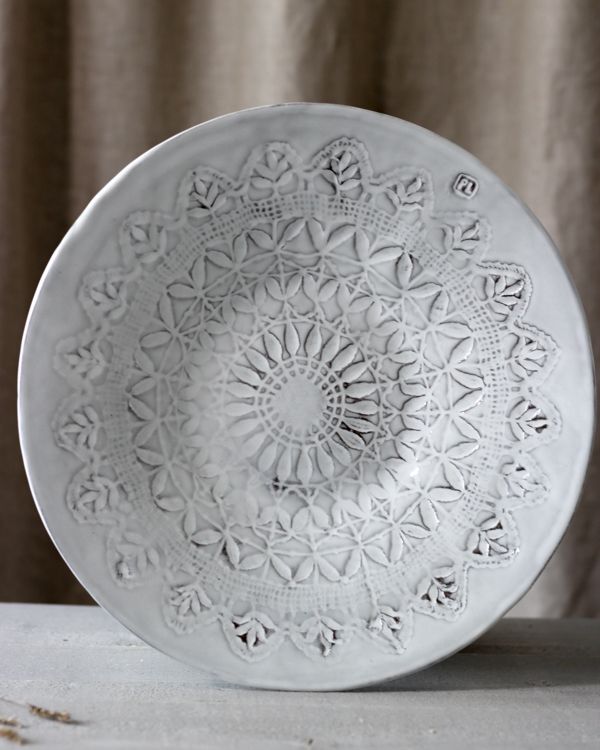 INGRID LARGE CERAMIC SERVING PLATE