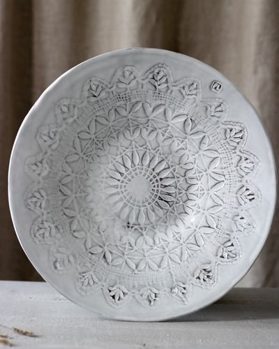 INGRID LARGE CERAMIC SERVING PLATE