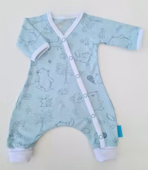 Prematurdress Skogens djur strl 48/50