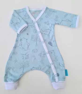Prematurdress Skogens djur strl 48/50
