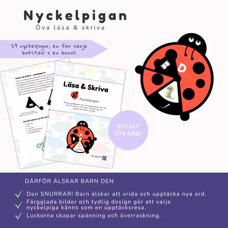 Nyckelpiga - Läsa & Skriva