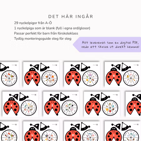 Nyckelpiga - Läsa & Skriva