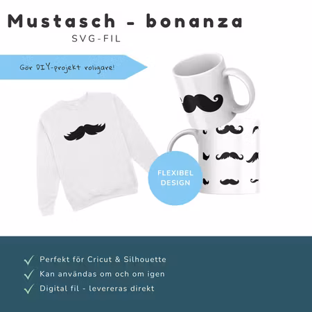 Mustaschbonanza - SVG
