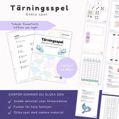 Tärningsspel för barn