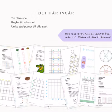 Tärningsspel för barn