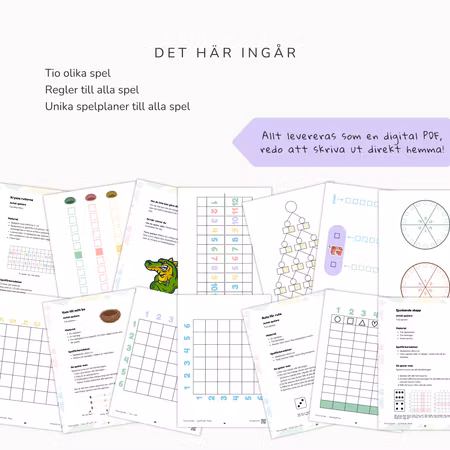 Tärningsspel för barn