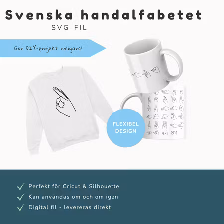 Svenska handalfabetet - SVG