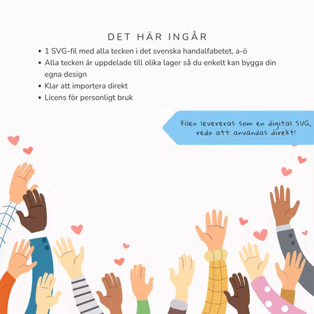 Svenska handalfabetet - SVG