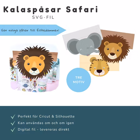 Kalaspåsar Safari - SVG