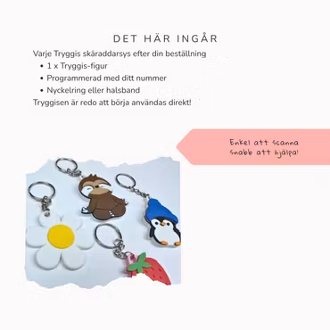 Tryggis - Smart ID-bricka för barn (NFC)