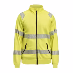 Jobman Sweatshirt Full-Zip Hi-Vis