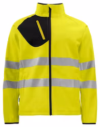 Projob 6432 Softshelljakke EN ISO 20471 Kl 3/2