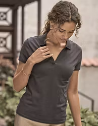 Tee Jays Luxury Stretch V-Neck Polo